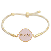 Bracelet mom white gold
